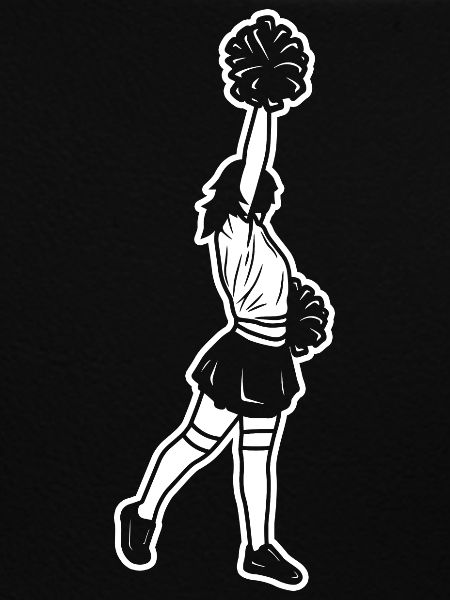 Cheerleader Mädchen