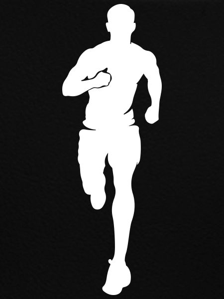 Marathon Runner Silhouette Marathon