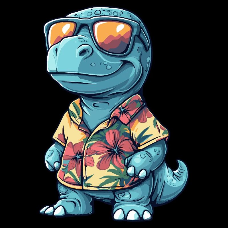 Dinosaurier brontosaurus Sommer