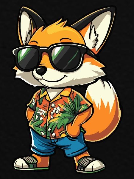 Fuchs Comic Cool Sommer