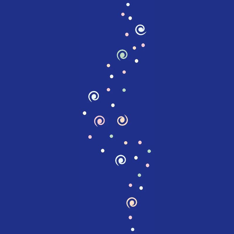 Spirals and Circles Glitter