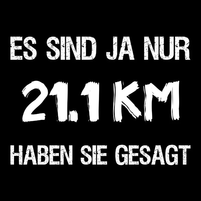 Tee-shirt drôle pour le semi-marathon - course
