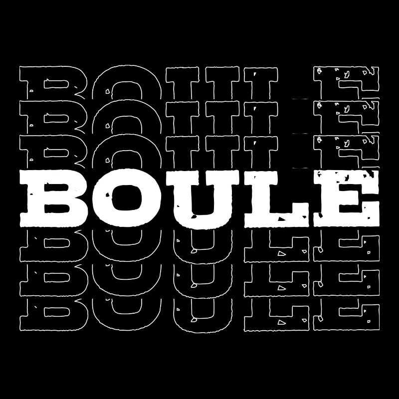 Boule Boulespieler Petanque Bouleplatz Spruch