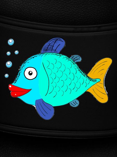 fish with blubber bubbles