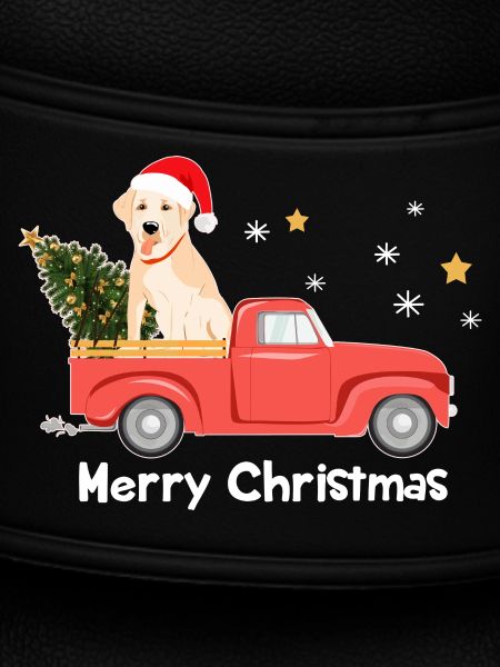 Labrador Weihnachts-Pickup