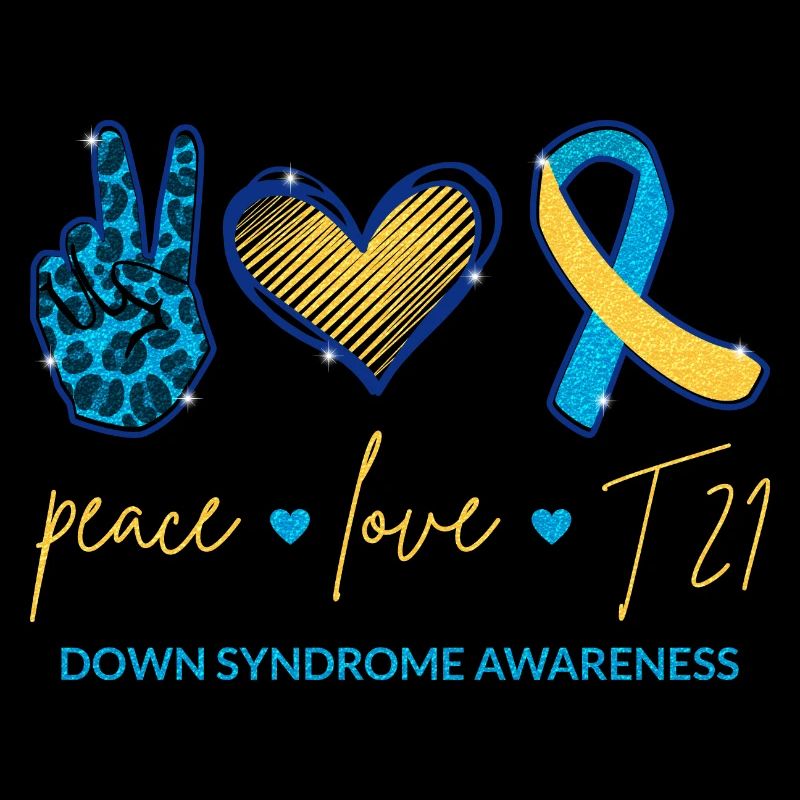 Peace Love T21 - Down-Syndrom Bewusstsein I