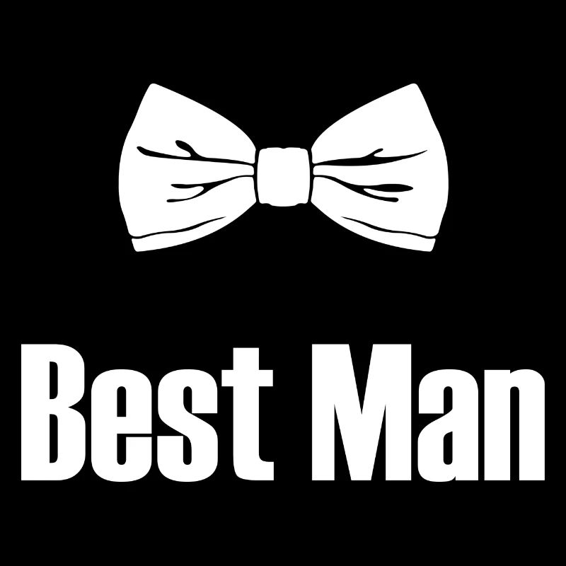 Best Man With Bowtie - Mens Bachelor Party Gift