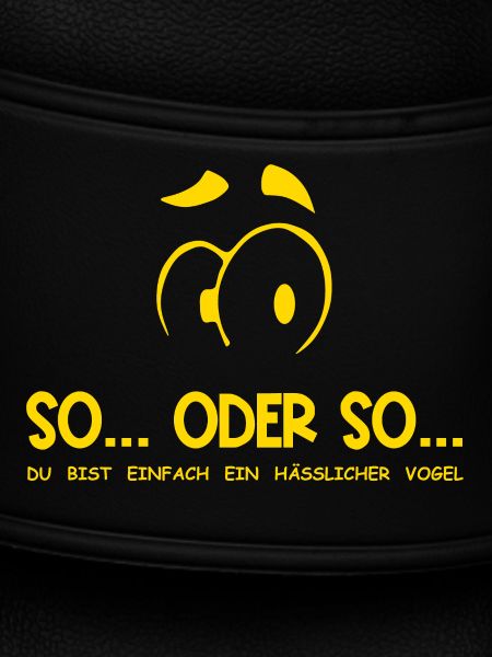 So...Oder So: Hässlicher Vogel - Gelb