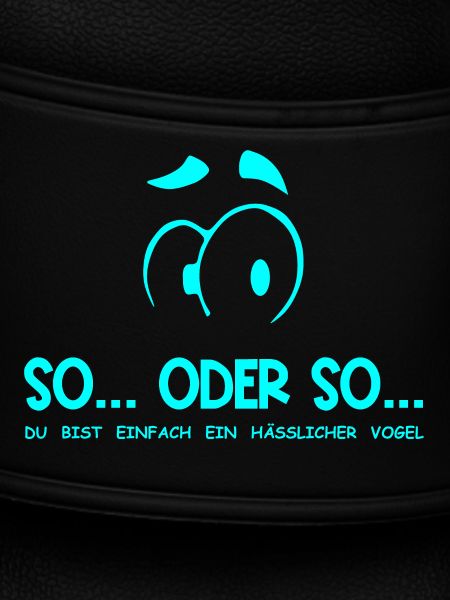 So...Oder So: Hässlicher Vogel - Türkis
