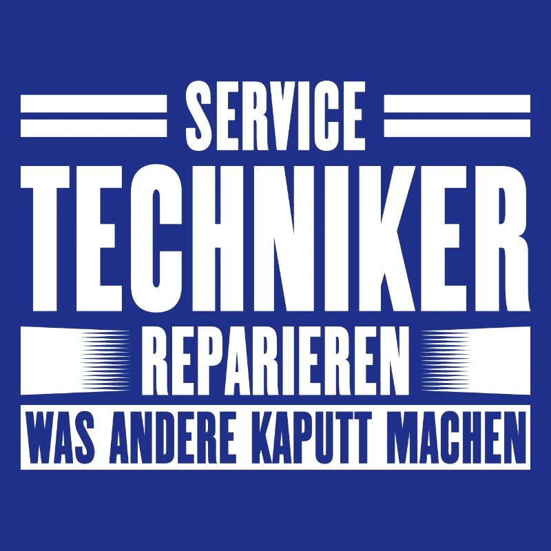 Service Technician Support Solution Slogan Service