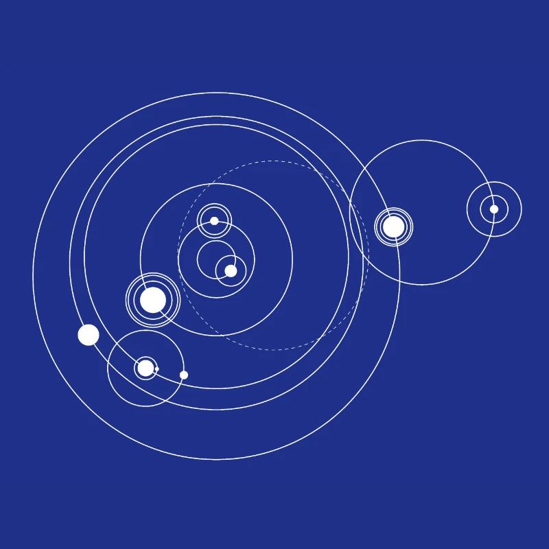 Solar system only (white)