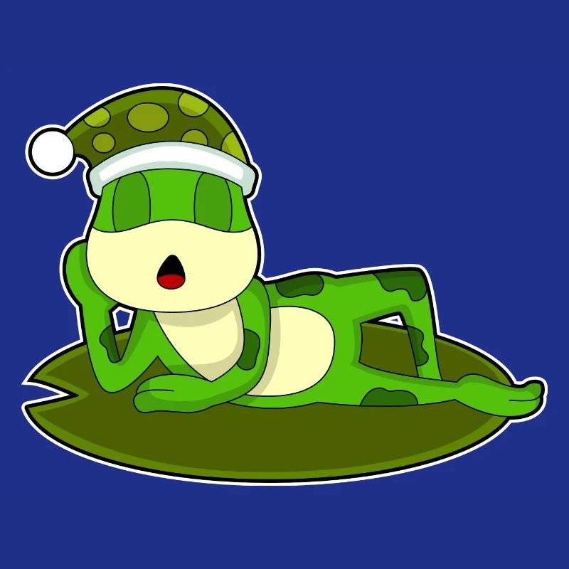 Frog Sleeping Nightcap