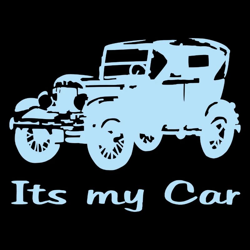 Oldtimer motiv mit Schrift