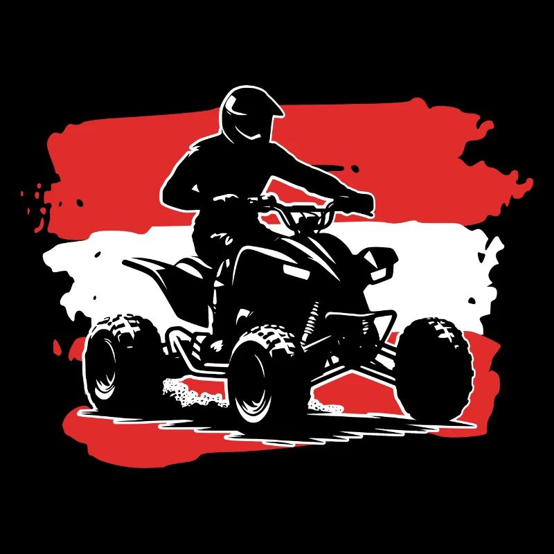 Drapeau de l’Autriche Quad