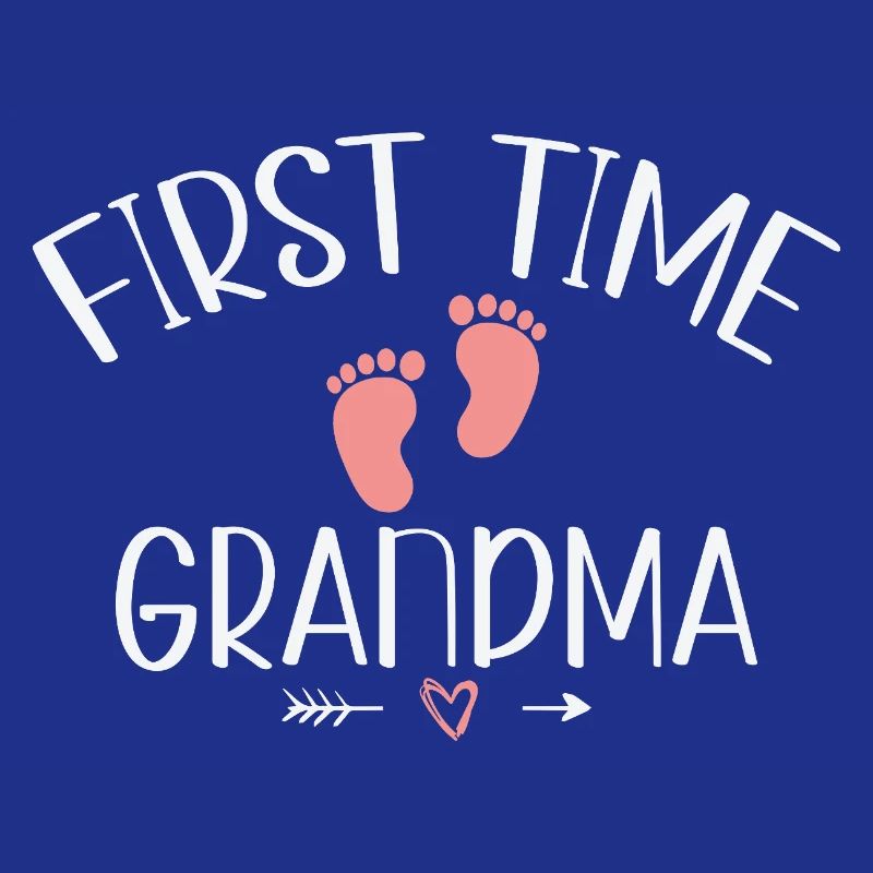 Zum ersten Mal Oma werdende Großmutter