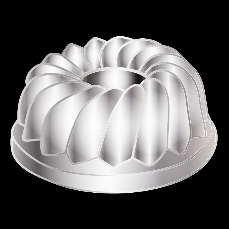Gugelhupf-Backform – schlichtes Küchenmotiv