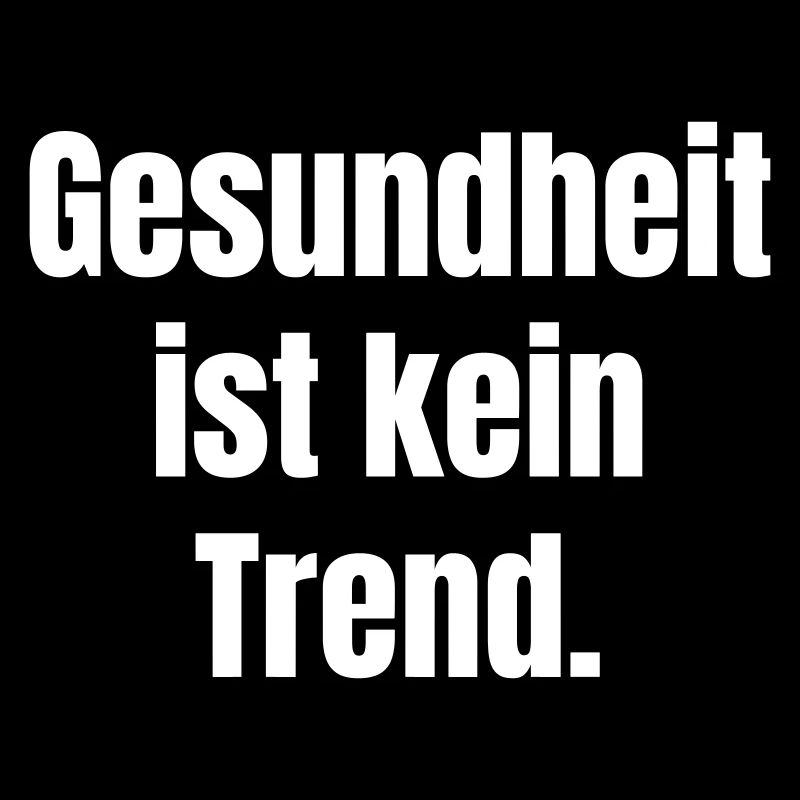 Gezondheid is geen trend