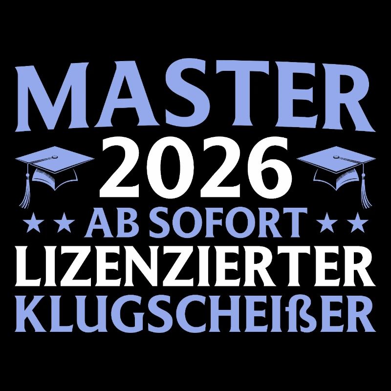 Studium geschafft 2026 Master Abschluss Geschenk