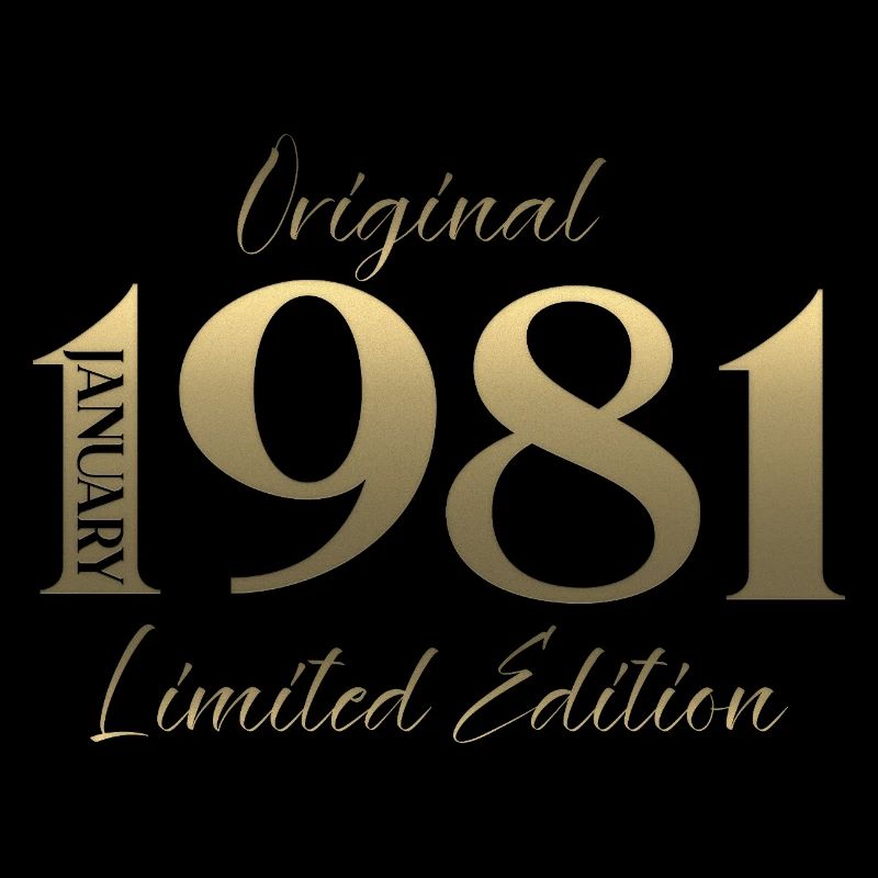 45th Birthday Original January 1981