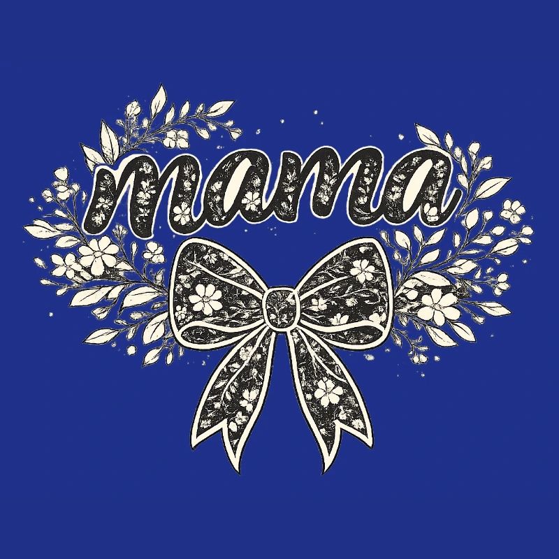 Mama-Geschenk: Retro-Mama-Visualisierung