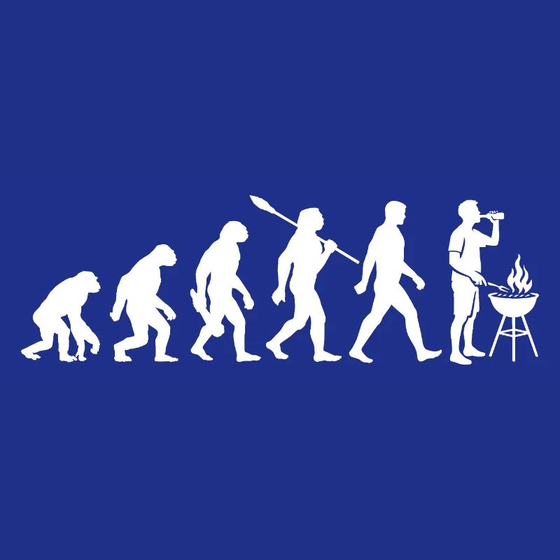 Evolution - Grilling - Grillmeister - Drinking beer