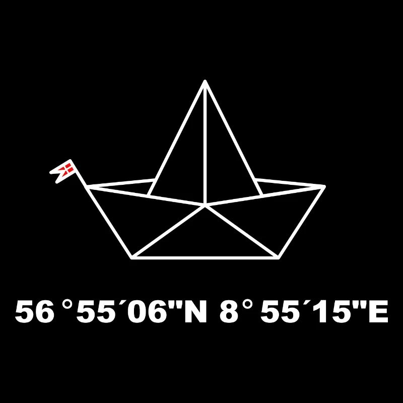 Bateau pliant coordonnées design , Ejerslev Havn