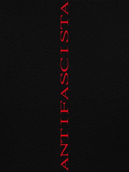 Antifascista lettering vertical (stretched)