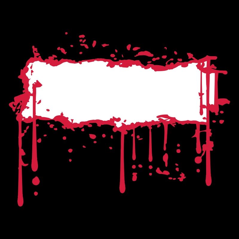 Shield blood frame border text field name scream