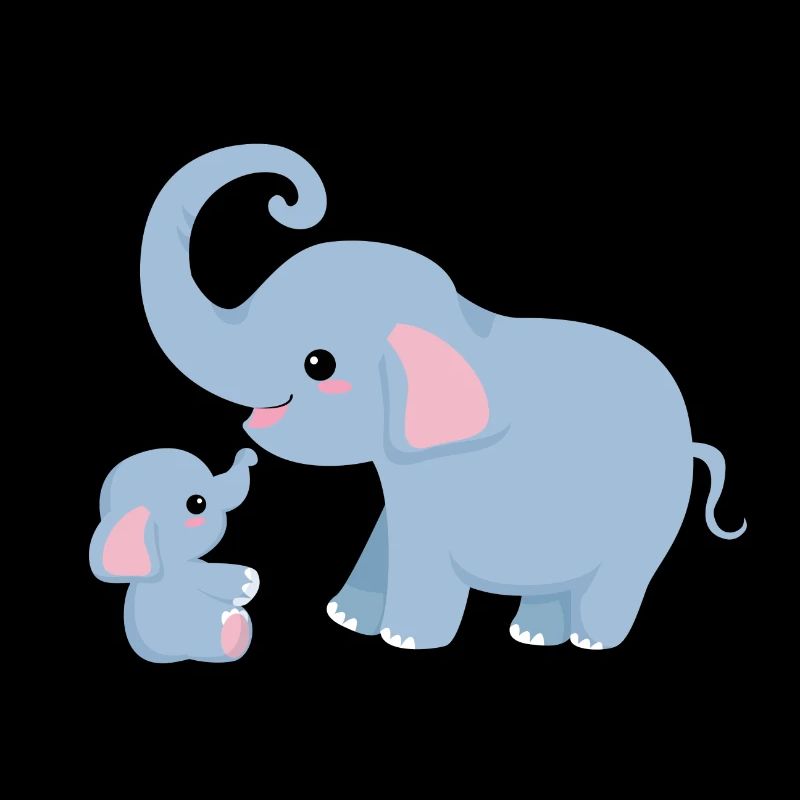 Mama und ich niedliches Elefant mit Mama Geschenk
