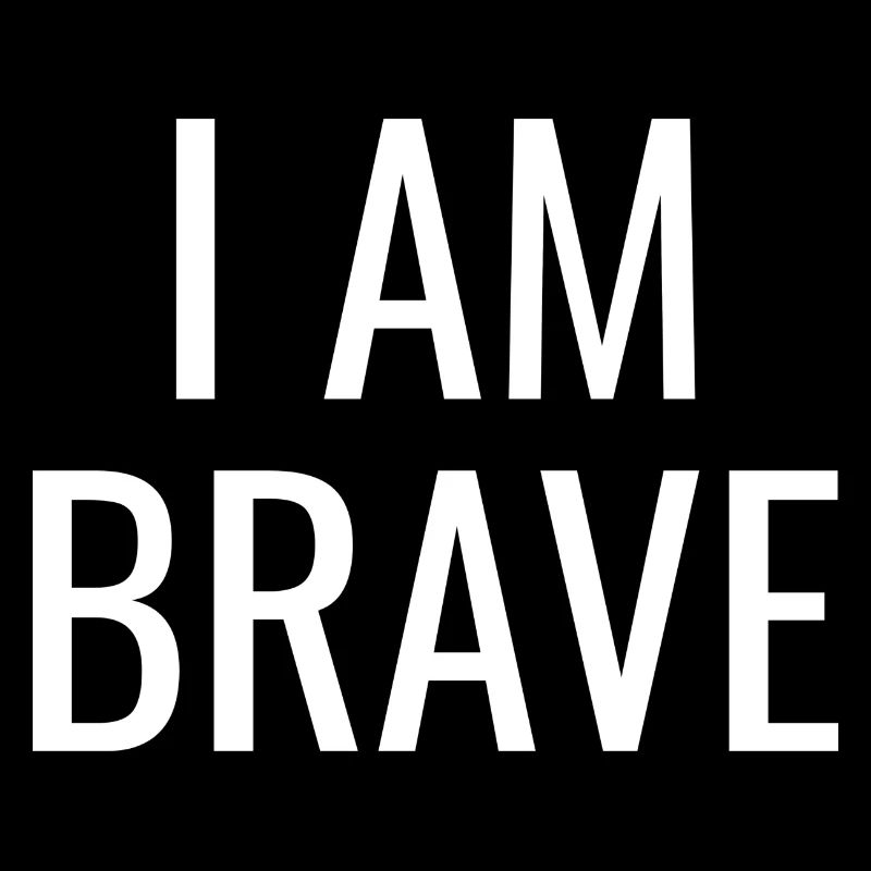 Je suis courageux - Citations positives chrétiennes