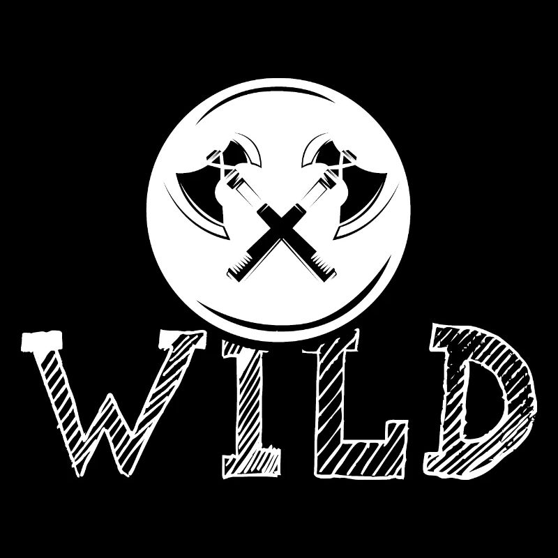 Wild Wilderness Viking Viking Axe Illustration Logo