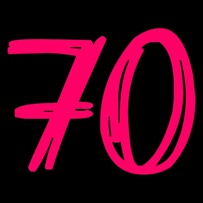 70 YEARS. 70TH ANNIVERSARY. BIRTHDAY 70 YEARS. 70
