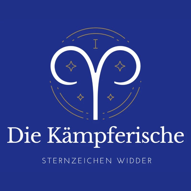 Widder Sternzeichen Logo Widder