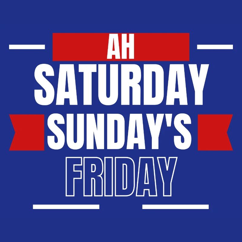 Ah, Weekend Days Mashup Tee