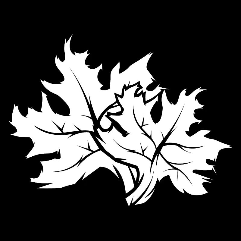 feuilles icône logo icône graphique forêt arbres nature