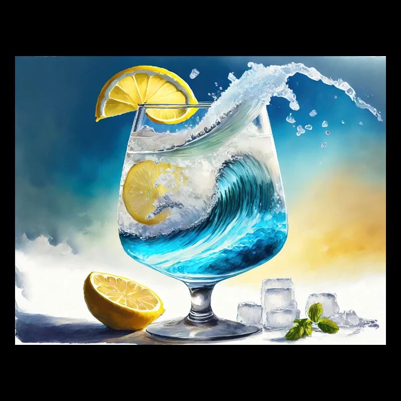 Nach mir die Ginflut Gin and Tonic monster wave