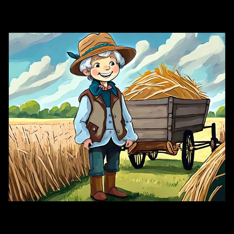 german nursery rhymes illustrated comic - Heigh-ho