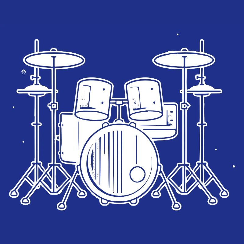Drum Set Drawing