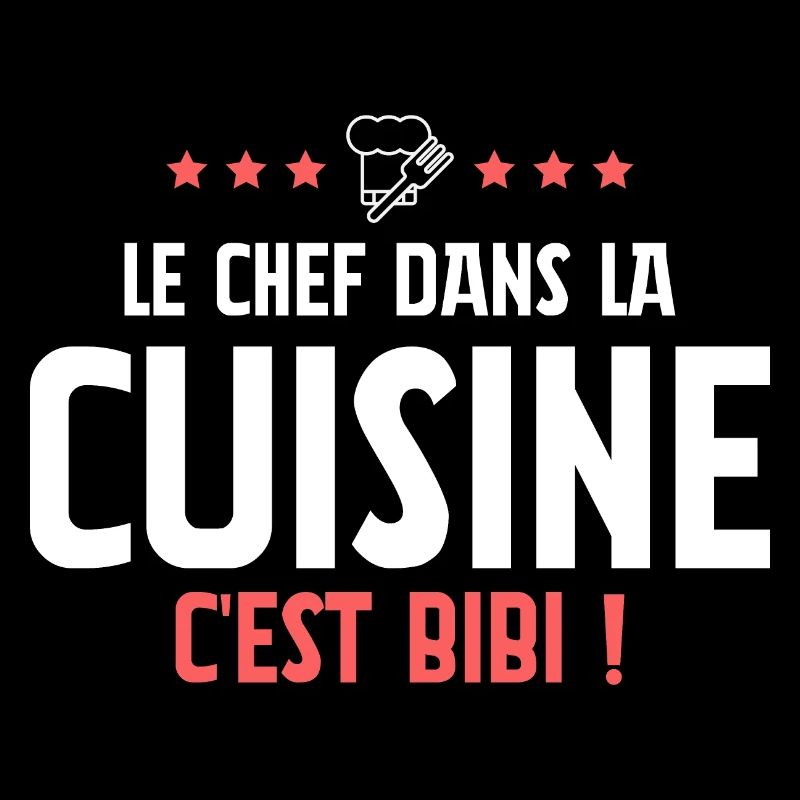 The chef in the kitchen is bibi! -Apron