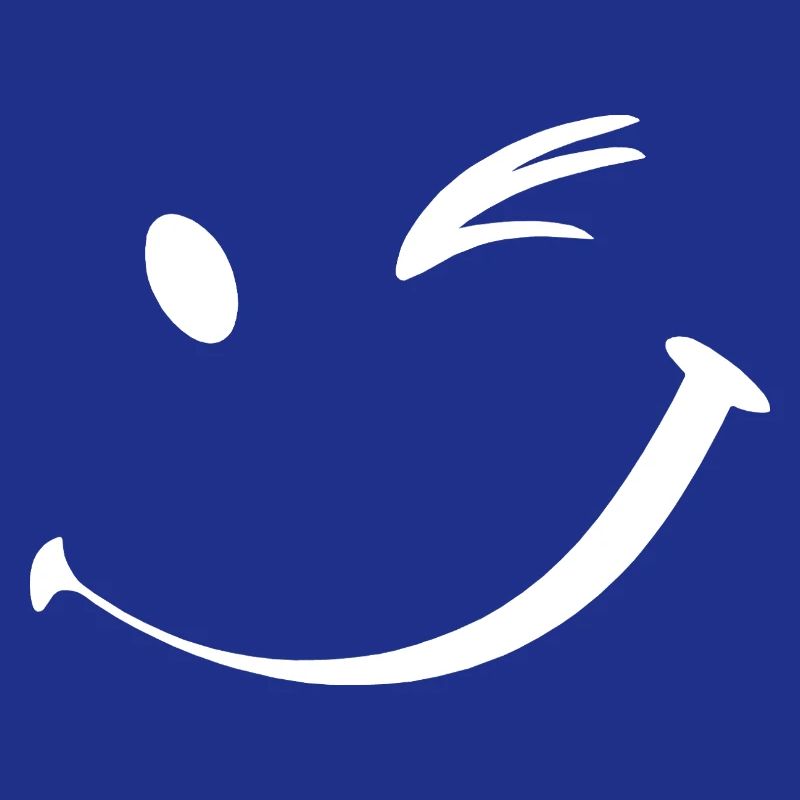 Clin d’œil, sourire clignant de l’œil