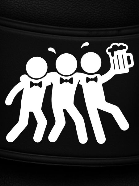 Bachelor Party Strichmännchen