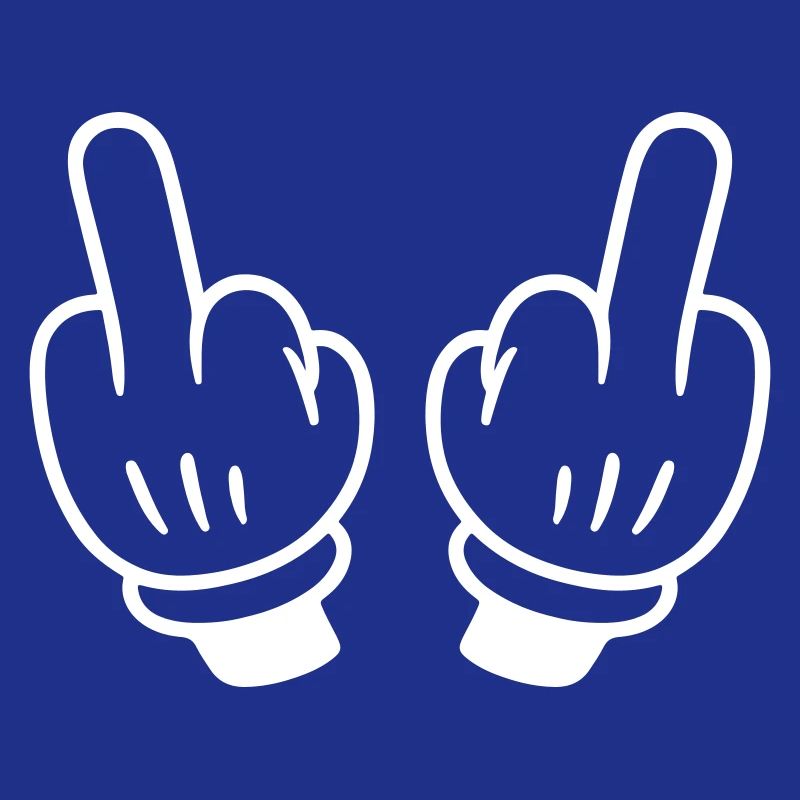 Mittelfinger Hand Comic