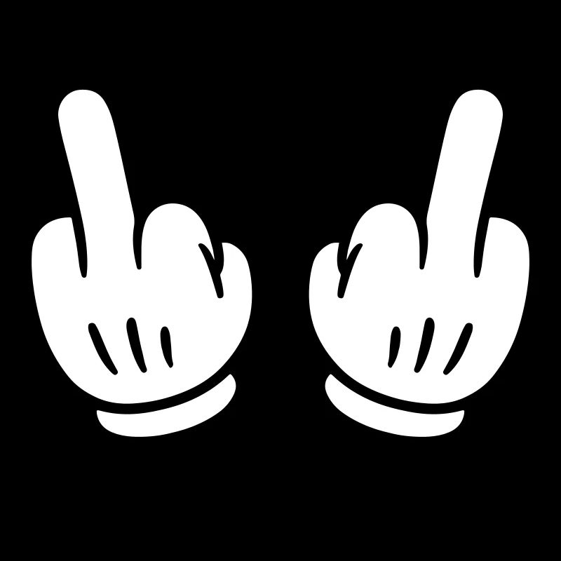 Mittelfinger Hand Comic