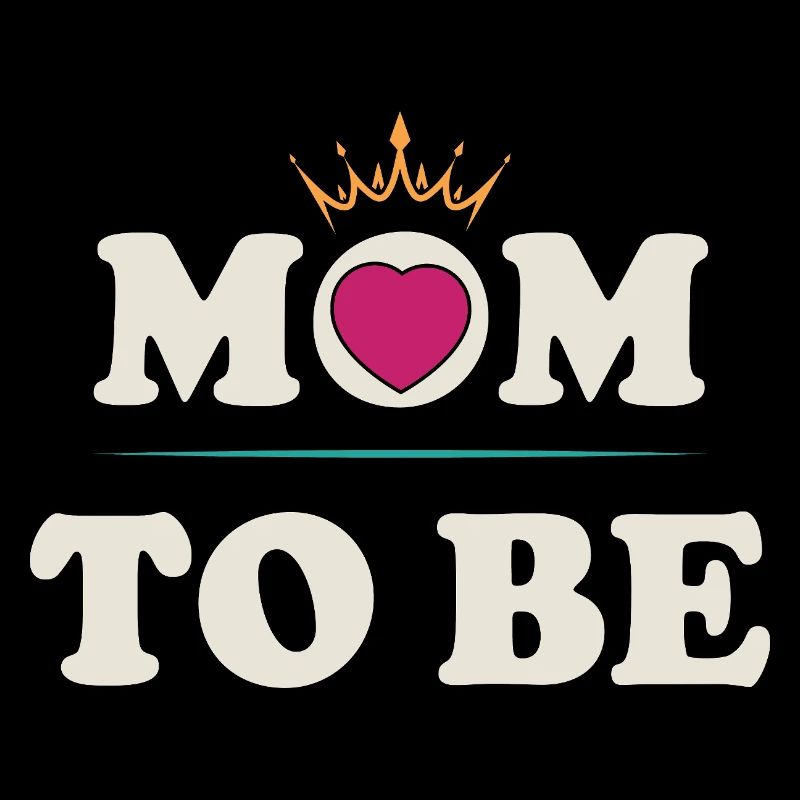 Design expressif pour maman fière