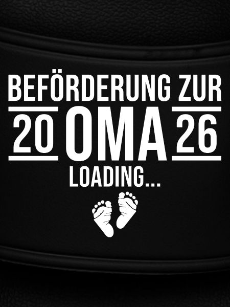 Oma 2026 loading - Werdende Großmutter