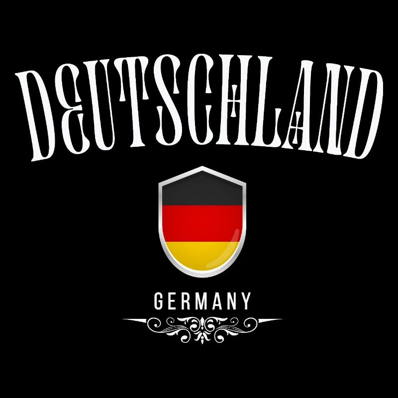 Deutscher Stolz, minimalistisches, elegantes Design