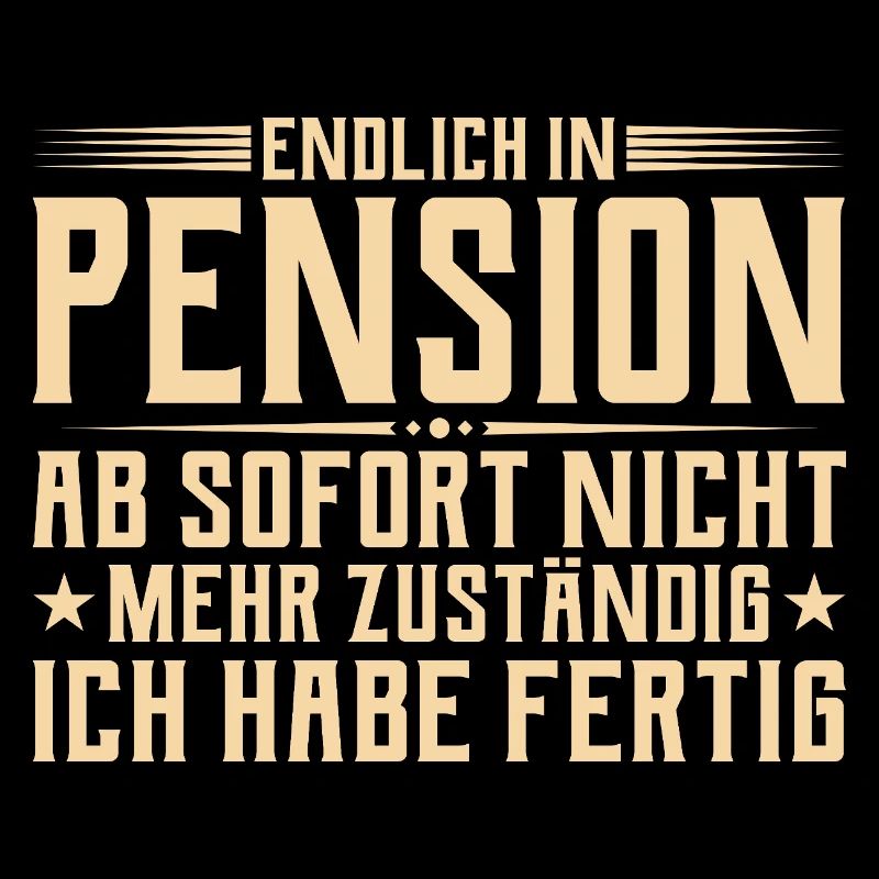 Pension No longer responsible - Pensioner