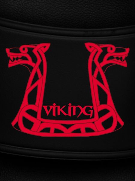 Roter Wikinger-Drache
