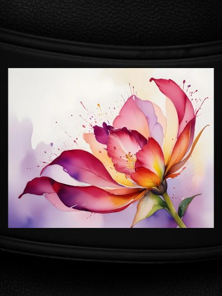 Water-coloured blossoms