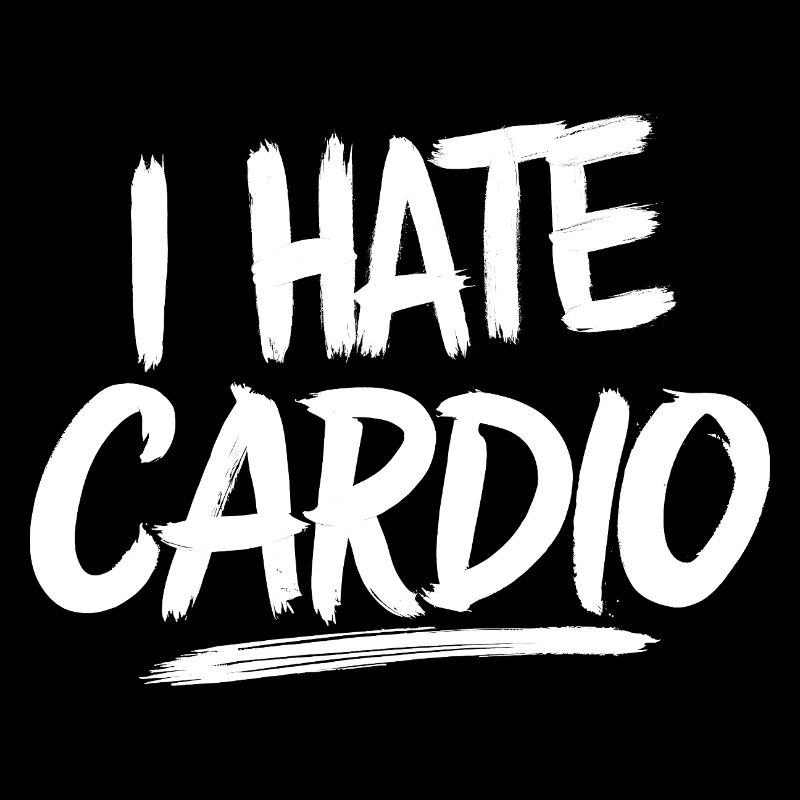 Ich hasse Cardio Gym Gym Fun Aerobics